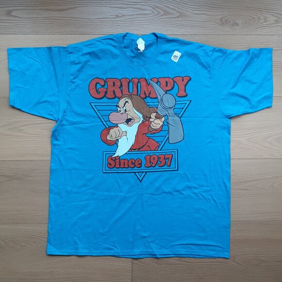 Grumpy Since 1937 - New Sapphire Blue 2XL T-Shirt - Picture 1 of 5